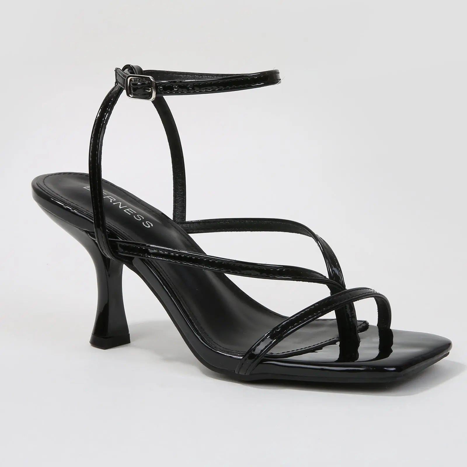 BERNESS Nalani Elegant Strappy Ankle Strap Kitten Heel Women'S Summer Sandals, Stylish Women'S Footwear